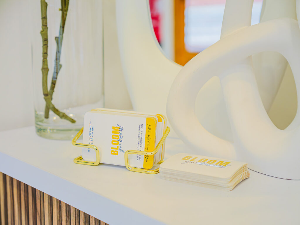 Web Design and Digital Marketing services Business Cards Shot_Bloom Office Almuñecar_Webdesign and Digital Marketing