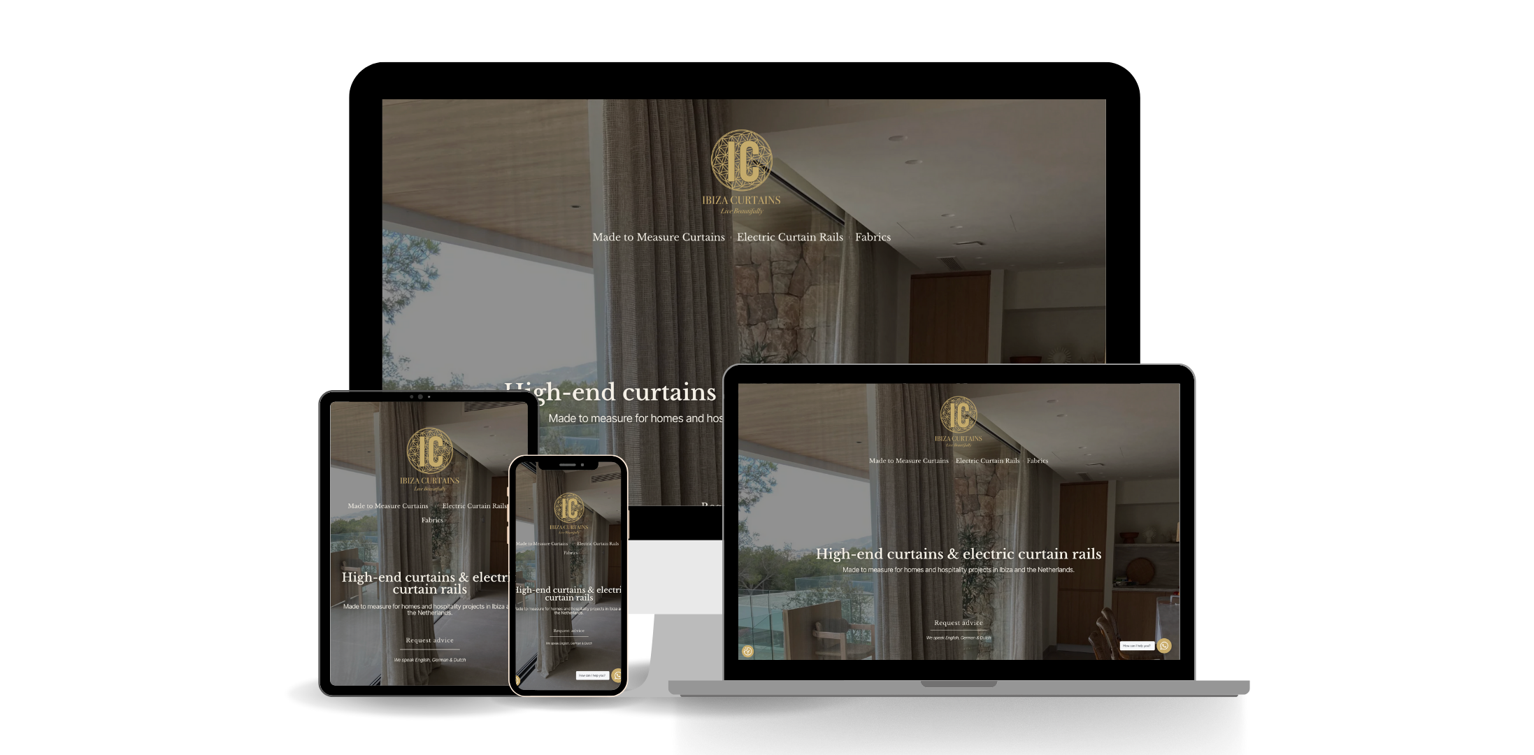 Mock up Ibiza Curtains